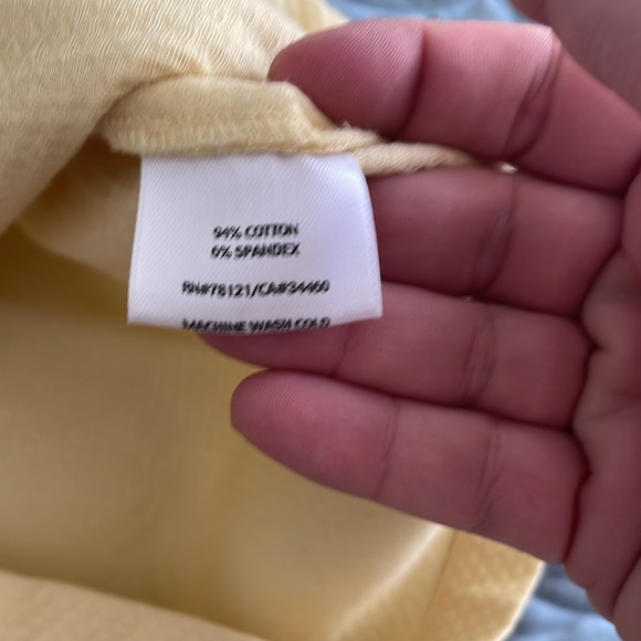 Eileen Fisher yellow zip front jacket size extra large - Picture 8 of 8